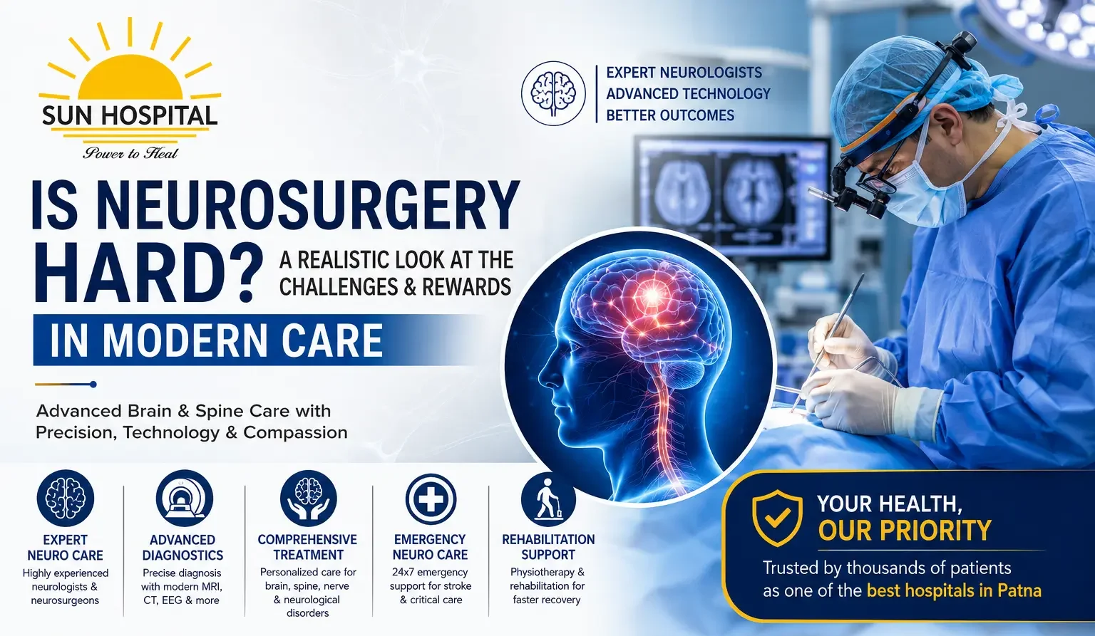 is neurosurgery hard best neurology services in patna