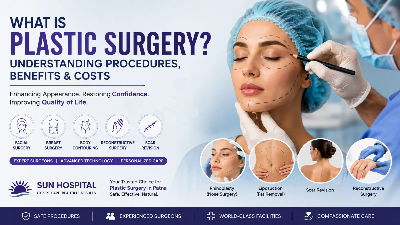 plastic surgery in Patna for reconstructive and cosmetic procedures