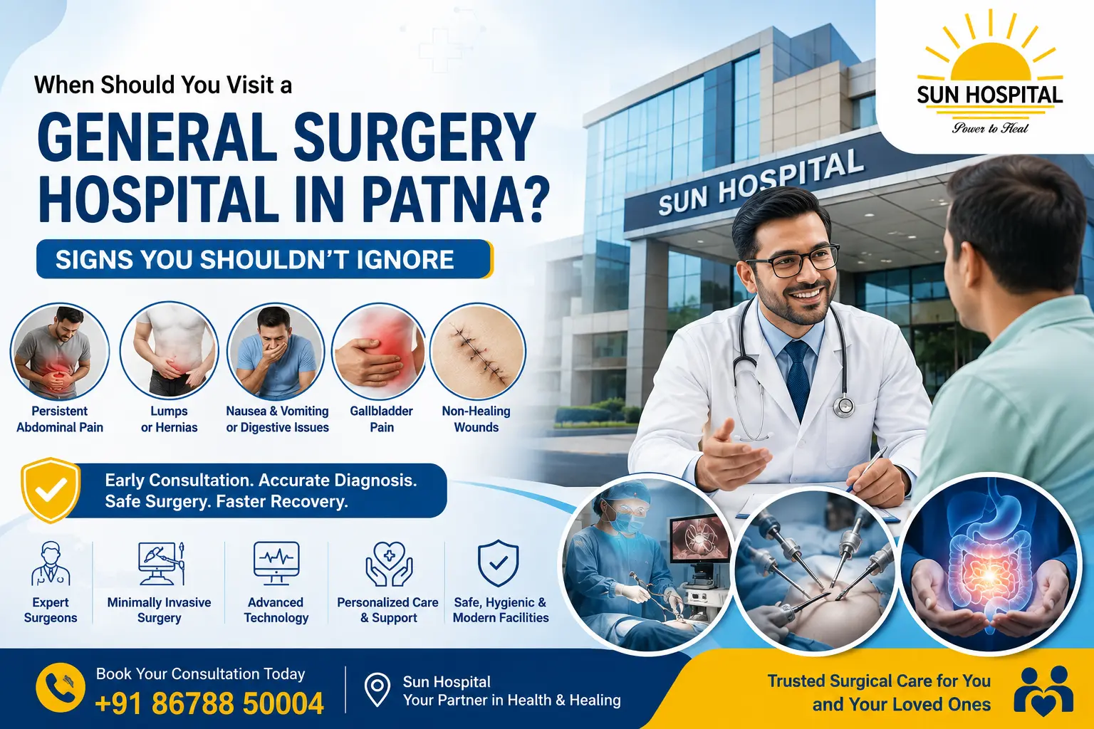 when to visit general surgery hospital in patna