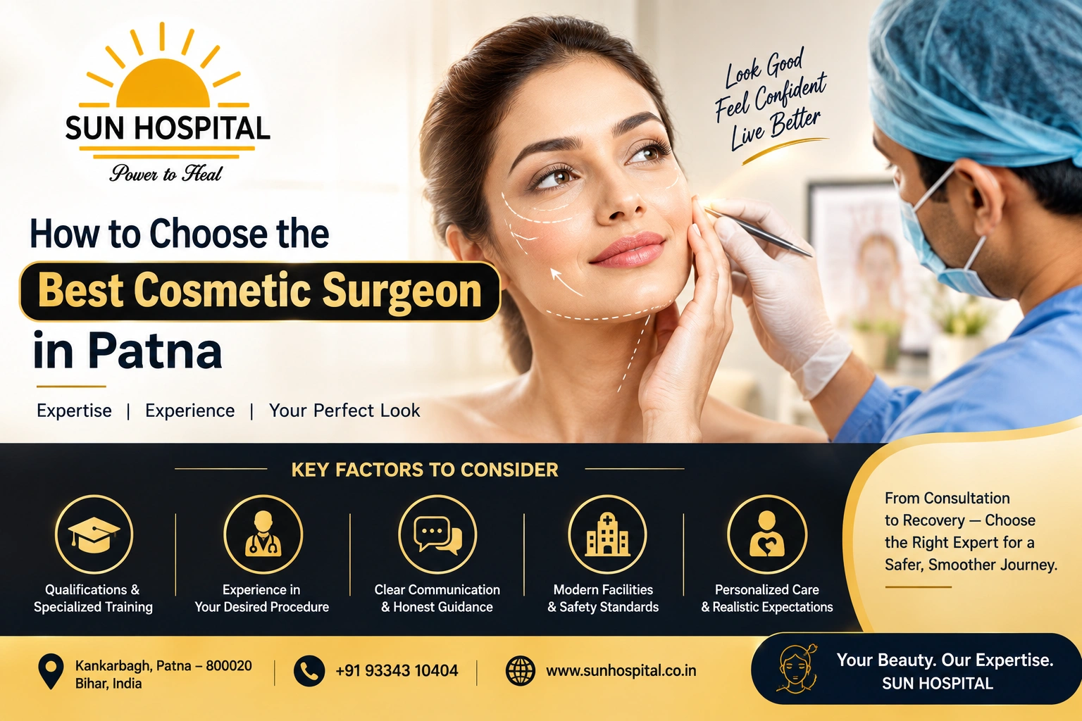 Best cosmetic surgeon in Patna for personalized cosmetic care